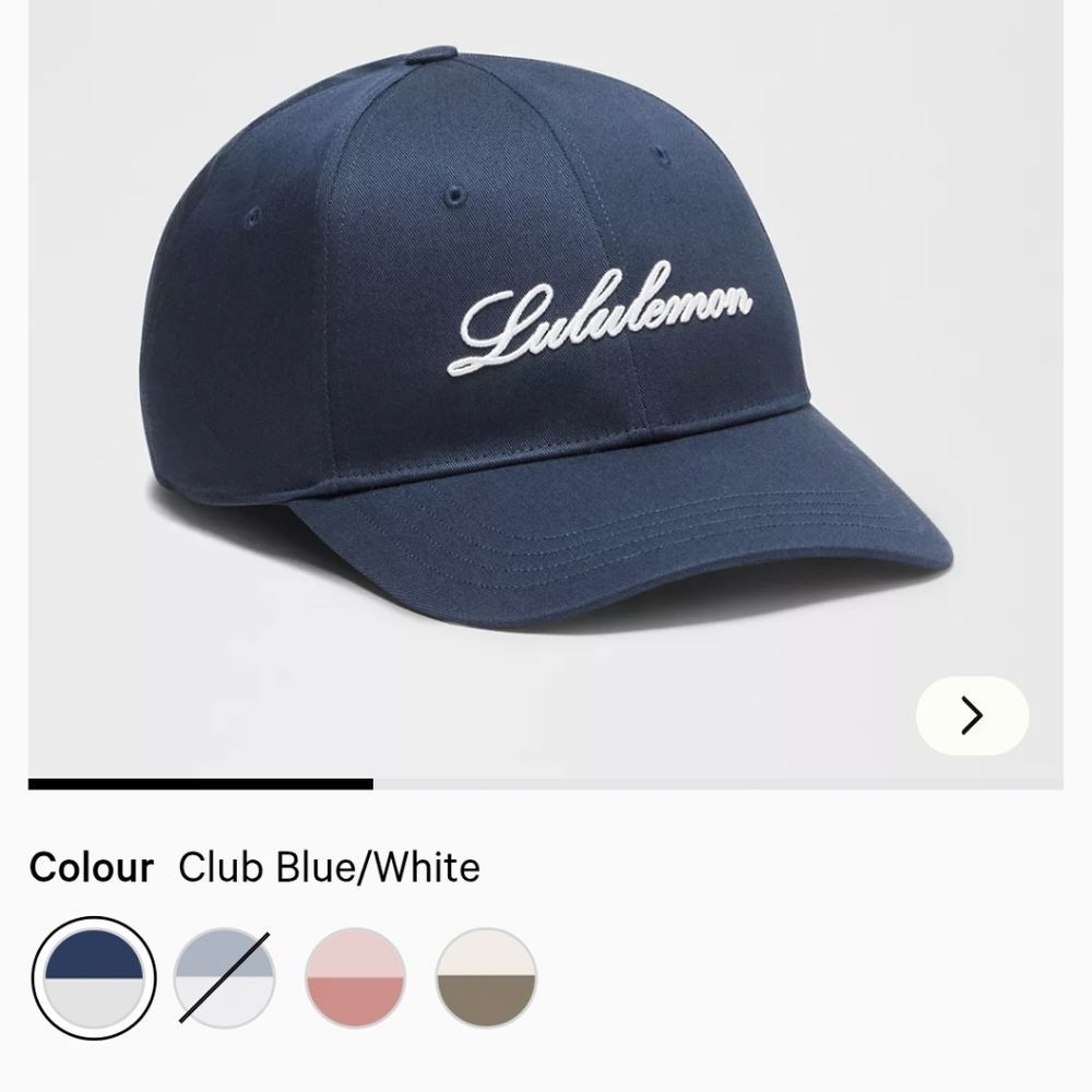 Lululemon Structured Ball CapScript